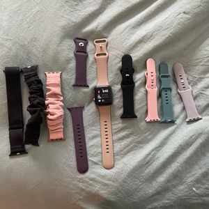 Apple Watch, Gen 3, 38mm, Extra Bands